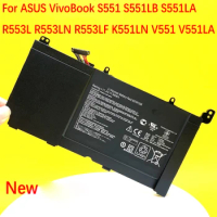 New B31N1336 Laptop Battery For ASUS VivoBook A551L S551 S551L S551LN R533L K551LN K551L Series A42-S551 11.4V