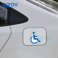 High Quality Reflective Car Stickers Wheelchairs Special Badges for The Disabled Waterproof Exterior Decoration PVC Decal