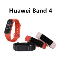 Original Huawei Band 4 Smart Band Bracelet Heart Rate Sleep Monitor USB plug Charge 5ATM Waterproof Smart Watch Long Standby