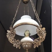 lampu gantung kerek jawa betawi lampu gantung betawi kuno ukuran 35 cm Bronz