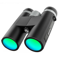 12X42 Binoculars with Phone Adapter Professional HD Compact Waterproof Fogproof Telescope Sports-BAK4 Prism FMC Lens Hiking