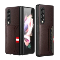 for samsung z fold 5 Anti-Falling Portable Leather Capa Case for Samsung Galaxy Z Fold 5 Fold5 5G Phone Accessories