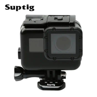 Black waterproof case/housing for GoPro Hero6/5 underwater 45m for go pro hero 5 6 action camera accessories