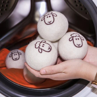 Wool Dryer Balls Reusable Softener Fluff Laundry Washing Machine Fleece Drying Clothes Washer Dry Balls Washing Balls