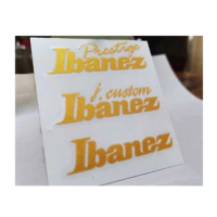 Ibanez guitar head sticker water transfer sticker metal label