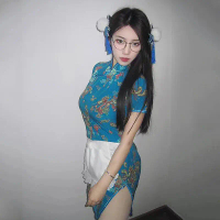 Lolita cosplay cheongsam, sexy cheongsam, sweet lolita costume for party performances.
