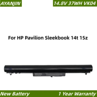 New VK04 14.8V 37WH Laptop Battery For HP Pavilion Sleekbook 14t 15z HSTNN-DB4D HSTNN-YB4D 694864-851 TPN-Q115 Q114