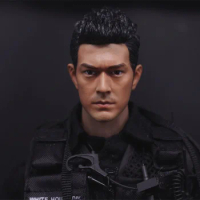 1:6 Asian Male Star Takeshi Kaneshiro Head Model Toy For 12" no neck Body Model soldier carving doll DIY