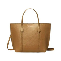 Tory Burch Perry Small Tote Bag Autumn Brown Brown