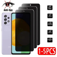 1-5Pcs Privacy Tempered Glass Screen Protector for Samsung A33 5G A30 A30S A50 A50S A12 Nacho A20S A24 6.5 inch Anti-Spy
