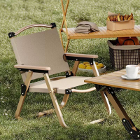 戶外折疊椅子便攜式野餐櫸木克米特椅家居超輕露營野營釣魚凳子