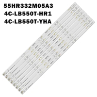 8PCS LED Strip 5 Lamp For TCL_ODM_55_D1500_8*5_3030C YHF-4C-LB550T-YHA 55U36EBC 55D1600 55L26CMC 55GA1600 55L2600C LVF550CSDX