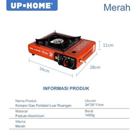 SKY - UPHOME Kompor Portable Gas / Picnic Portable Gas Burner / Kompor Piknik – HEMAT GAS, API BIRU 