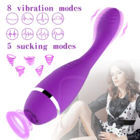 Clit Sucker Machine Vagina Sucking Vibrators Clitoris Stimulator Blowjob Oral Nipple Sex Toys For Women Masturbator Blowjob Wand