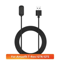 Smart Watch Charger Portable Durable Wireless Charger Foldable Black Charger Adapter For Amazfit T-rex/gtr/gts Usb Charging