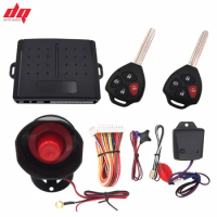 Car Style Alarm System 12+4 Auto Door Remote Central Control Lock Locking Entry System with Alarm Speaker Indictor for Toyota