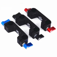 15mm Rail Bridge Rod Clamp Holes Distance 60mm for DSLR 15mm Rods Rig System Photo Studio Accessories 15 mm Rod Clamp