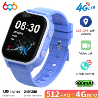 Kids Smart Watch 4G 1GB+8GB GPS WIFI Video Call SOS Waterproof Child Smartwatch Camera Monitor Tracker Location Phone Watch