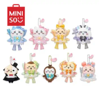 New Kawaii Miniso Chiikawas Plush Doll Keychain Magical Girl Series Cartoon Anime Cute Plush Toy Pendant Gift Toys for Girls