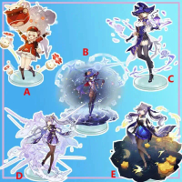 Mô hình Standee Anime Stand Genshin Impact Lisa Minci Klee Keqing Acrylic Figure Phụ kiện trang trí 
