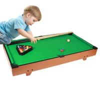 Kids Pool Table Interactive Adjustable Pool Table Multifunctional Game Table For Family Gatherings Educational Study Table For