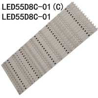 14PCS LED Backlight strip 8LED For Haier 55"TV LS55H610N F55Y LED55D8D-01(C) LED55D08C-01(C) 3035500842