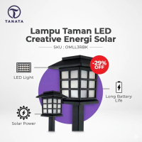 Lampu Taman Solar Tenaga Surya Lampu Taman Tancap Garden Lamp