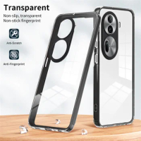 Oppo Reno11 Pro 5G CPH2607 Case Air Cushion Shockproof Hard Bumper Clear Silicone TPU Back Cover Soft Case for Oppo Reno 11 Pro