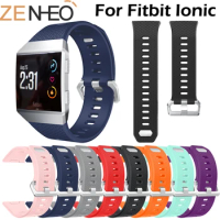 Sport silicone strap For Fitbit Ionic Bands Bracelet Soft Wrist belt watch strap For Fitbit Ionic Watchband Replacement Straps