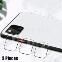 3 Pieces Camera Lens Protector Glass for Google Pixel 5 4 4XL Clear Anti-Scratch Termperd Glass for Google Pixel 6 Pro 4a 5a 5G