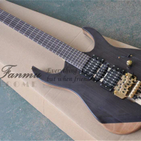 6-string electric guitar, techno veneer, maple through mahogany body, tremolo bridge, HSH pickups