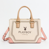 PLAYBOY - 手提包附長背帶 Viva+系列 - 粉色