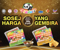 2 in 1 Pandaiii JUMBO Sosej Ayam HALAL ( Chicken Sausage ) 1000g± 6 pcs