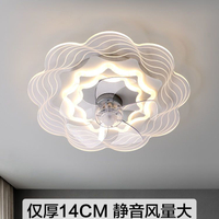臥室客廳餐廳吸頂風扇燈2022新款兒童智能網紅風扇燈吊扇LED燈具
