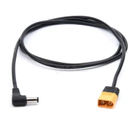 RC 1.2M Power Cable XT60 Male to DC Plug for FPV Goggles V2 Power Supply Connect Battery Cable Drone Accessory