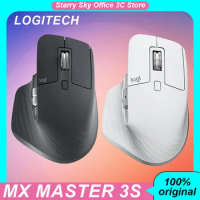 Logitech Mx Master 3s Master Wireless Mouse Silent Office Led Prompt Light Ergonomic Long Endurance Customized Laptops Mouse