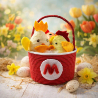 DIY Keranjang Telur Paskah Besar