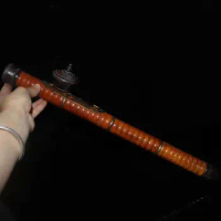 Exquisite old Chinese bone smoke gun tobacco rod smoking pipe