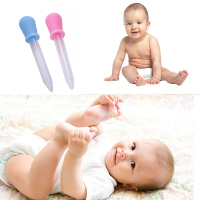 Pipet Nhựa Trong Suốt Ống Nhỏ Giọt Thuốc Lỏng 2 Màu Cho Em Bé 5ML