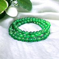 【EU CARE 歐台絲路】天然祖母綠寶石手環項鍊〜五月誕生幸運石-安神幫助平穩心境讓人感到輕鬆愉