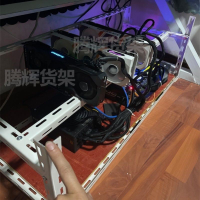 Bitcoin 矿机机架 挖矿多显卡叠加机架臺式機礦架電腦架顯卡散熱架子挖礦6卡8卡比特顯卡支架挖礦機架