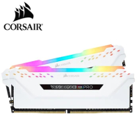CORSAIR VENGEANCE RAM Memoria White RGB PRO DDR4 PC4 RAM 16GB 32GB 3200MHz 3600MHz DIMM Desktop Memory Module Dual-channel