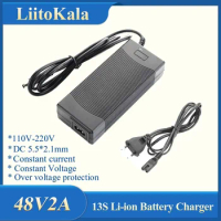 High quality 54.6V 2A charger electric bike lithium battery charger for 48V 2A lithium battery pack 54.6V2A charger