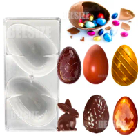 Half Sphere Chocolate Mold Easter Eggs Polycarbonate Chocolate Mold Chocolate Bomb Baking Confectionery Tools Pastry Mold