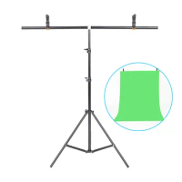 Photography T-Shape Background Frame Photo Backdrop Stands Support System Stands With Clamps For Video Studio Chroma Key