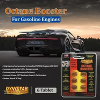 Dynotab Octane Booster 6-Tab Card Maximize Power Fast Acceleration Eliminate Knock Ping Fast-Dissolving, 100% Active Ingredient