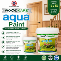 Wood-Kare Aqua Paint For Interior Wood Timber 1L / 5L