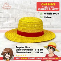 Topi Jerami One Piece Luffy Yellow Reguler Size