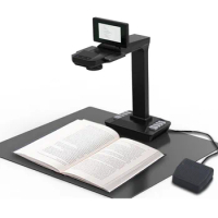 Support offline files document camera 20MP OCR High Speed Book Scanner A3 Paper Size Document Scanner with 5 inch LCD monitor