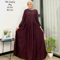 gamis alrizna || gamis polos || gamis wanita polos twill ori || gamis resepsi || gamis twill ori || 